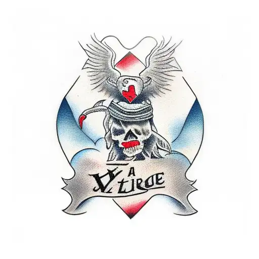 A Word Now Stylised So Its Hard To Understand What's Written There