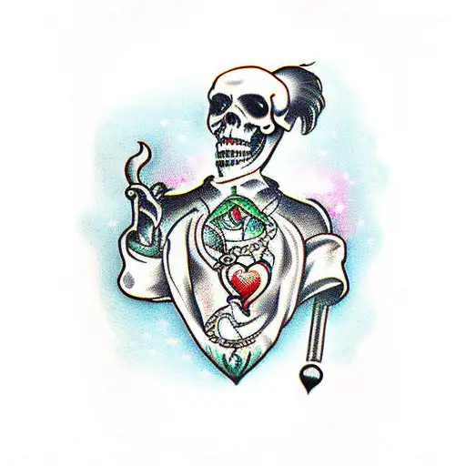 King Of Hearts Half Grim Reaper