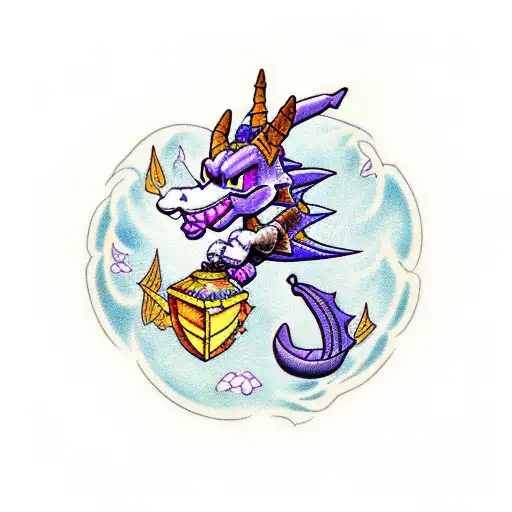 Spyro The Dragon Flying