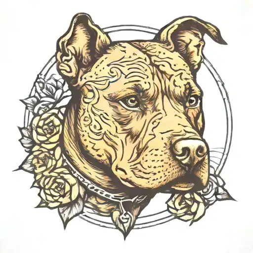 Pit Bull Portrait
