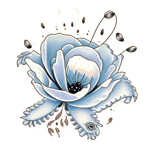 Poppy Flower Big Sister Stem