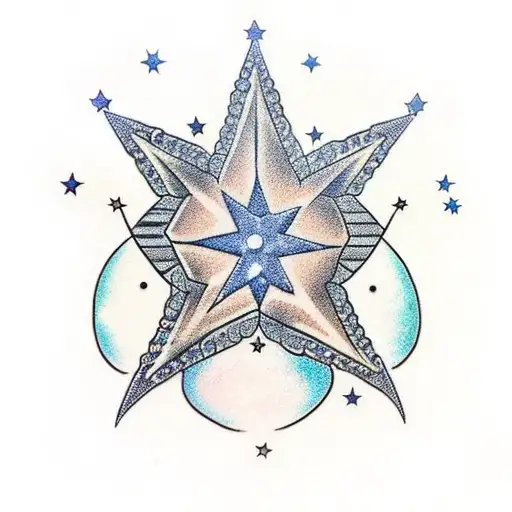 A Crown With Stars As The Gems