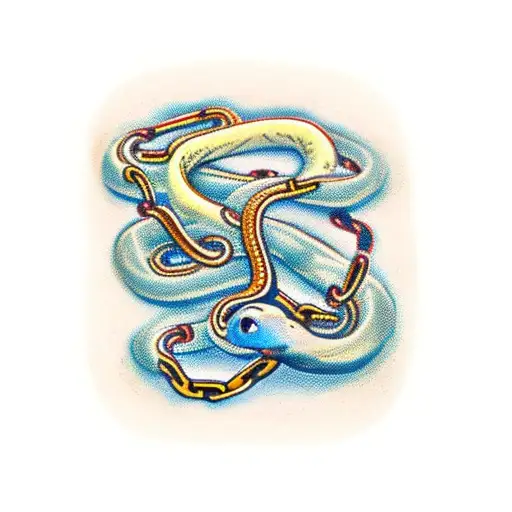 Snake With Chains