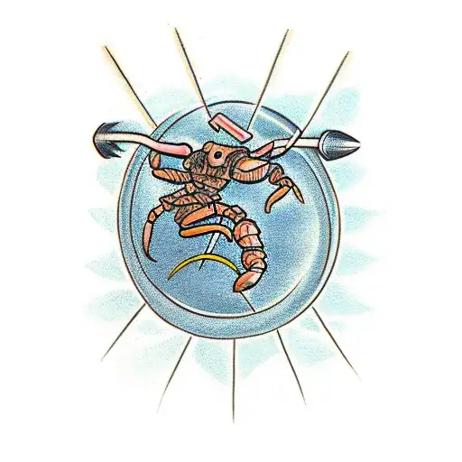 Half Human Half Scorpion Archer