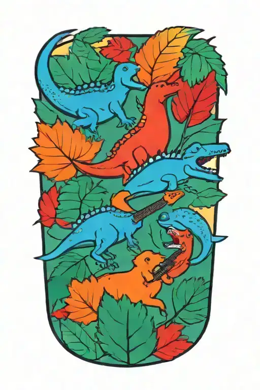 Leaves And Dinosaurs And Guitars