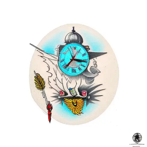 Kaw Figure With Broken Clock