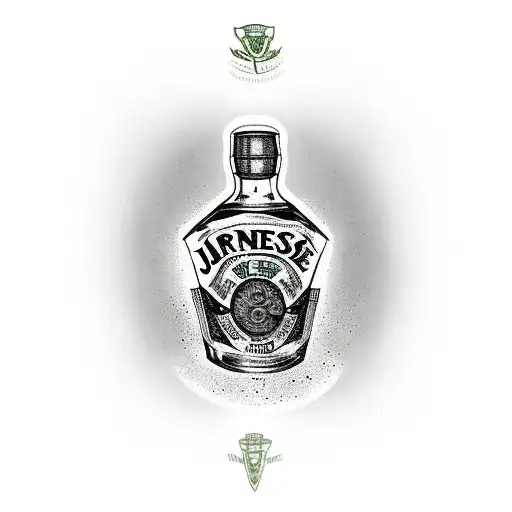 A Bottle Of Jameson With The Saying Tis A Great Day For The Irish