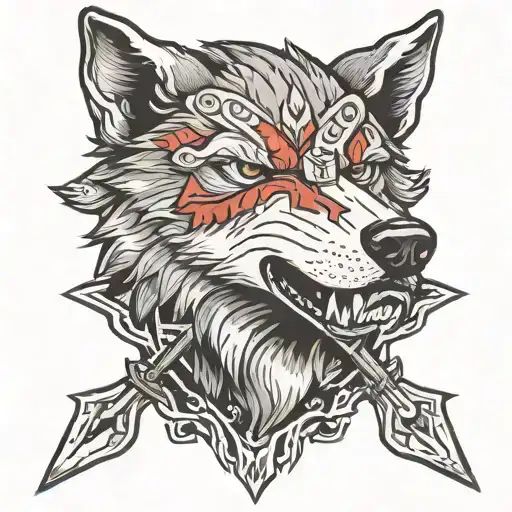 Headless Wolf Arrow Piercing