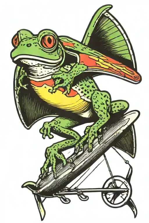Hang Gliding Frog