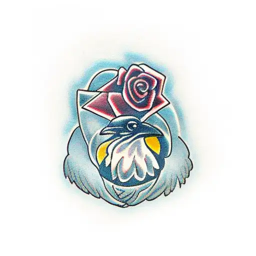 Raven Ring Rose