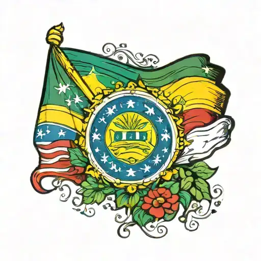 Brazilian Flag Background