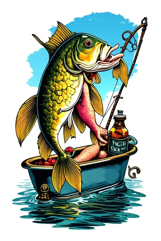 Fuck Cancer Fishing Bathtub