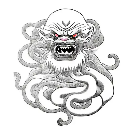 Oroshimaru From Naruto With Snakes