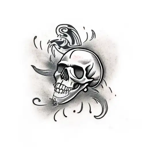 Spray Can With Skull