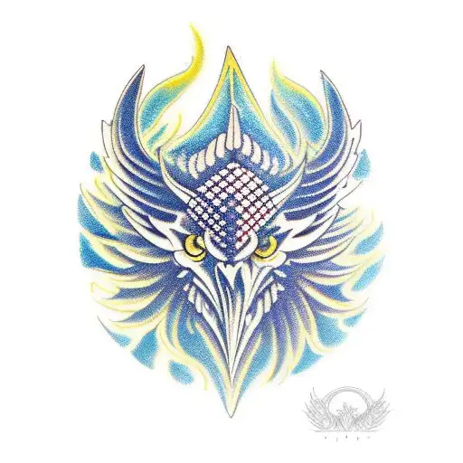 Scorpio Symbol Morphing Into A Majestic Phoenix