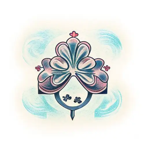 Shamrock With Letter B