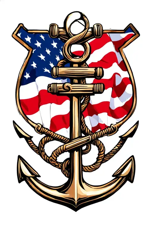 The Top Part Is The 2Sai Infantry Battlion Logo From South Africa The Bottom Is And Anchor