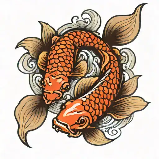 2 Koi Fish