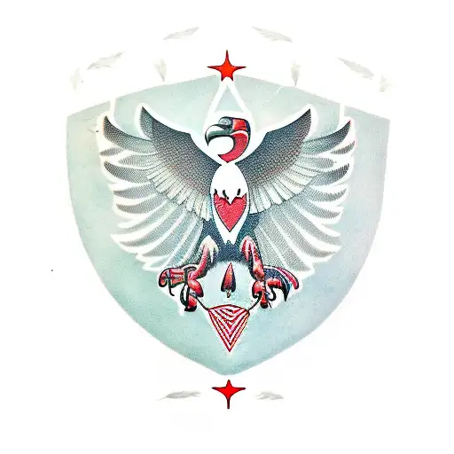 A Vulture Silhouette With Money Symbols Incorporated Into Its Feathers