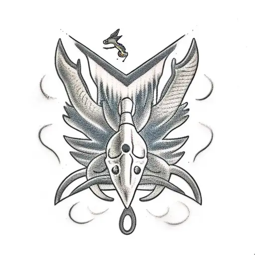 Flying Pisces And Snake