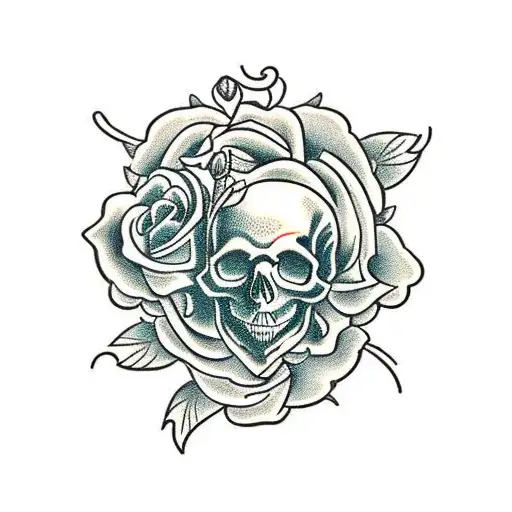 Skull And Roses