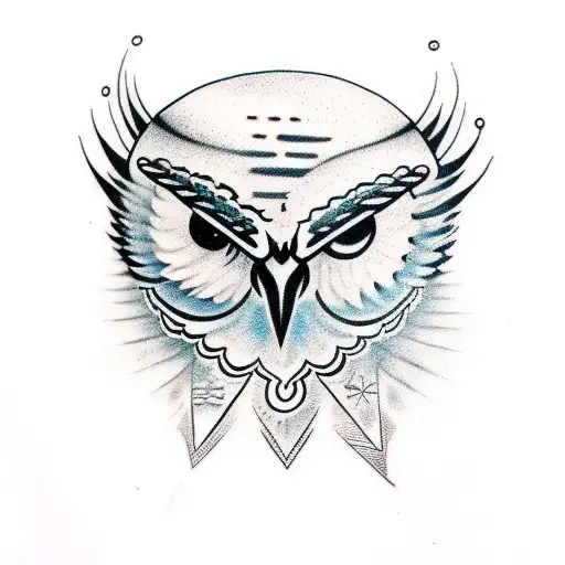 Shaman With 3 Eye Head Owl