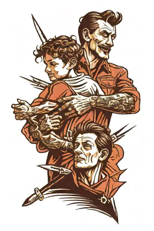 Father And Son Lines For Inscriptions