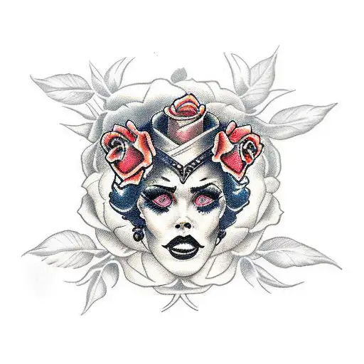 Warrior Women With Roses