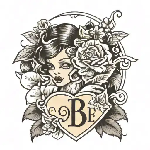 Birth Of A Daughter With Initials