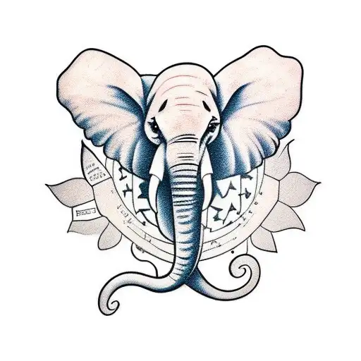 Elephant Design For My Newborn Son
