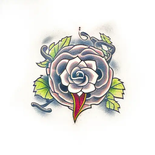 Vine Design That Wraps Around The Forearm