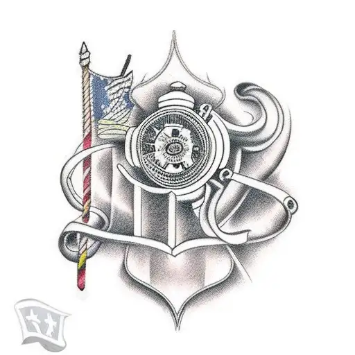 Full Arm With Christian And Firefighter Aspects