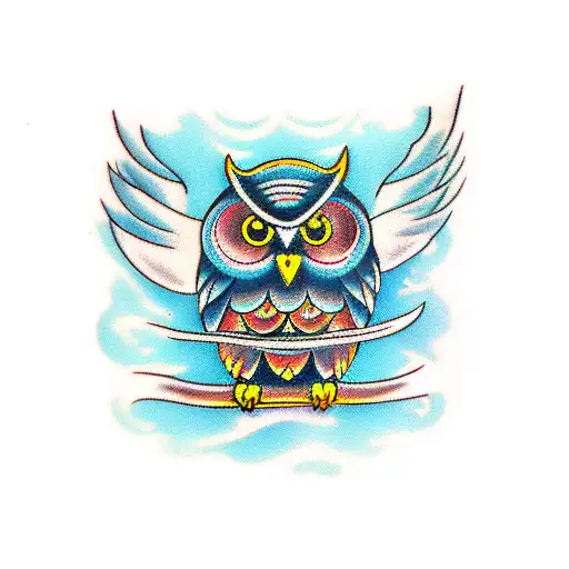 Owl Moon Color Wing
