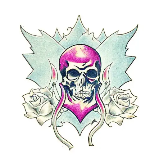 Death Holding An Hourglass