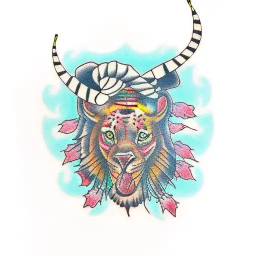 African Animals And Floral