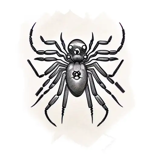 Spider Wrapping Up A Scorpion