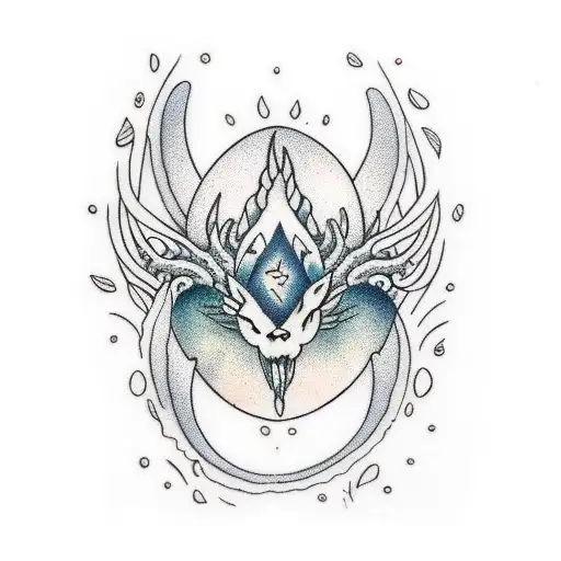 Ocean Inspired Fine Line Spine