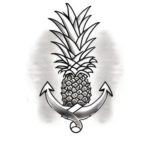 Pineapple With Anchor
