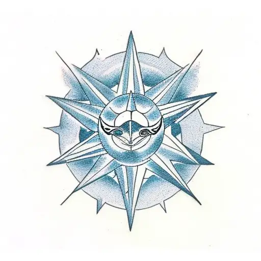 Star With Scorpio Star Sign Inside It