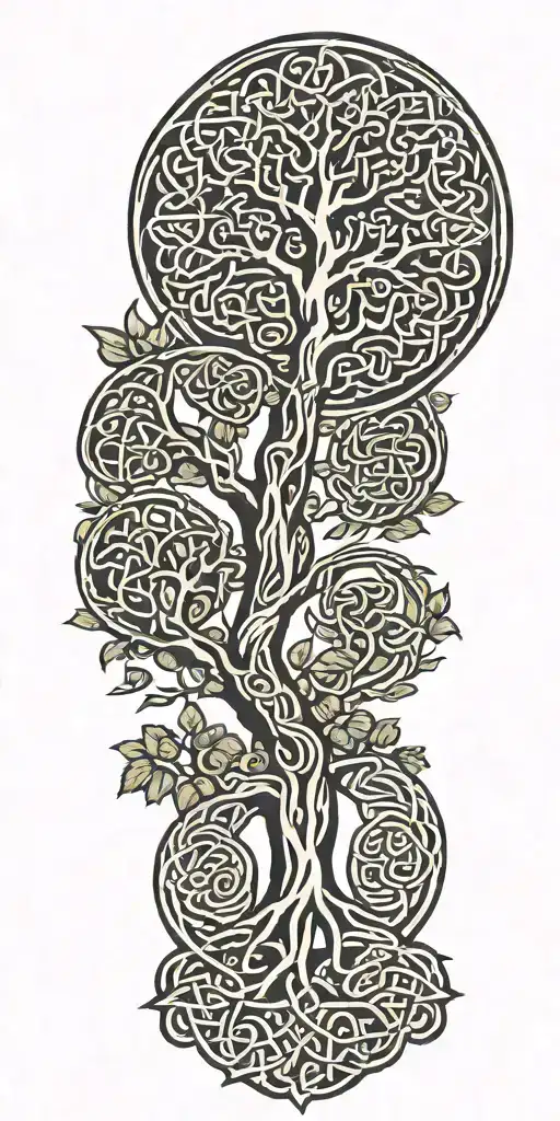 Celtic Tree Of Life Growing