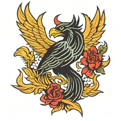 Sigma Male Symbol Pheonix Wolf