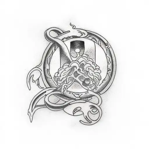 Yggdrasil Circle Runes Around Perimeter