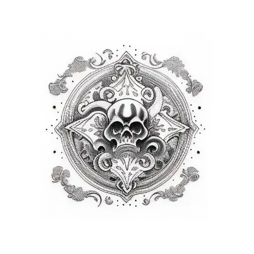 Black Baroque Ornamentation