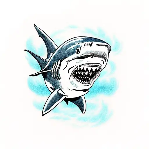 Shark With Realistic Elements