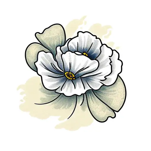 Poppy Flowers With Snake Wrapped Around