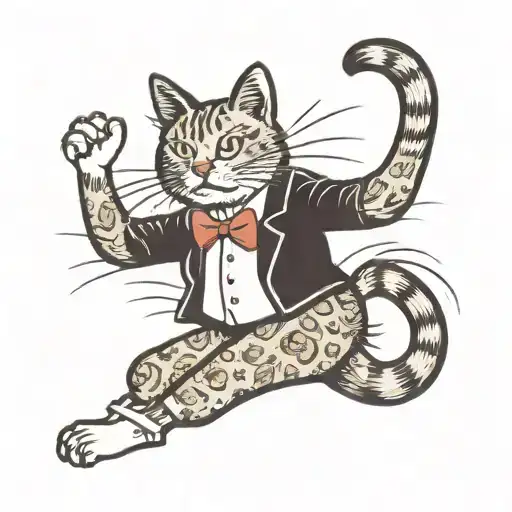 Cat Dancing To Northern Soul Music