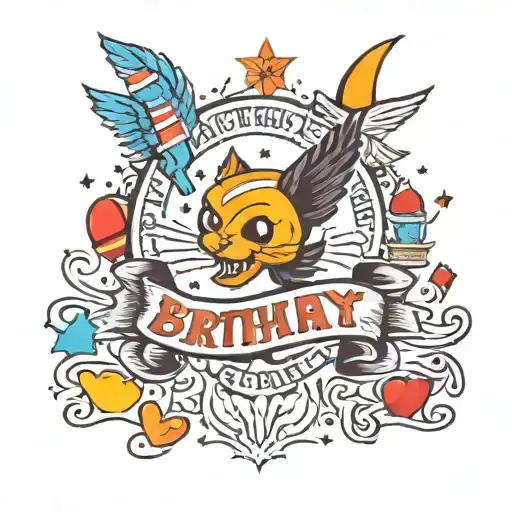 A Colorful And Playful Design Showcasing Your Kids' Birthdays In A Fun And Creative Way