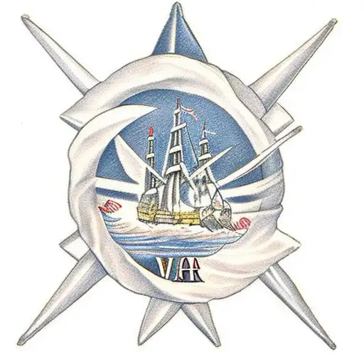 Revolutionary War Battle Scene With Mayflower In The Background