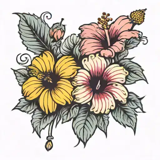 Hibiscus Sunflower Kids