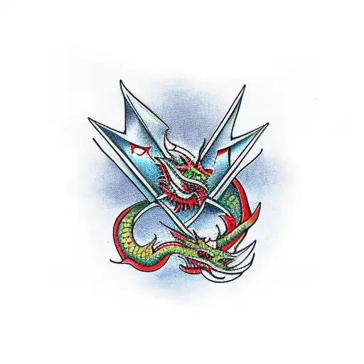 Tricep Dagger And Dragon